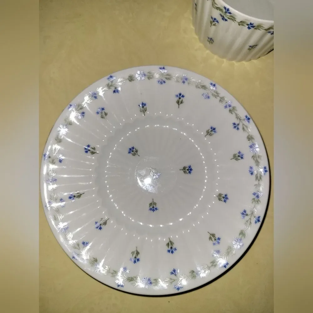 Cup Saucer SET of 3 Vintage GDA LIMOGES, France Bone China Dainty Fine